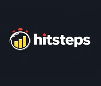 Hitsteps logo – real-time web analytics and visitor engagement platform